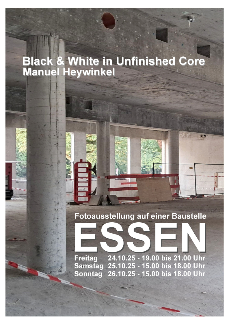 Black & White in Unfinished Core  